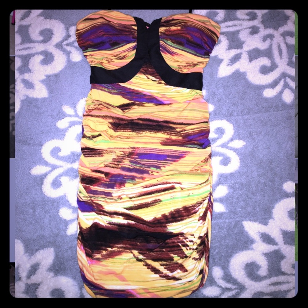 Macy’s Rampage Shoulderless Dress